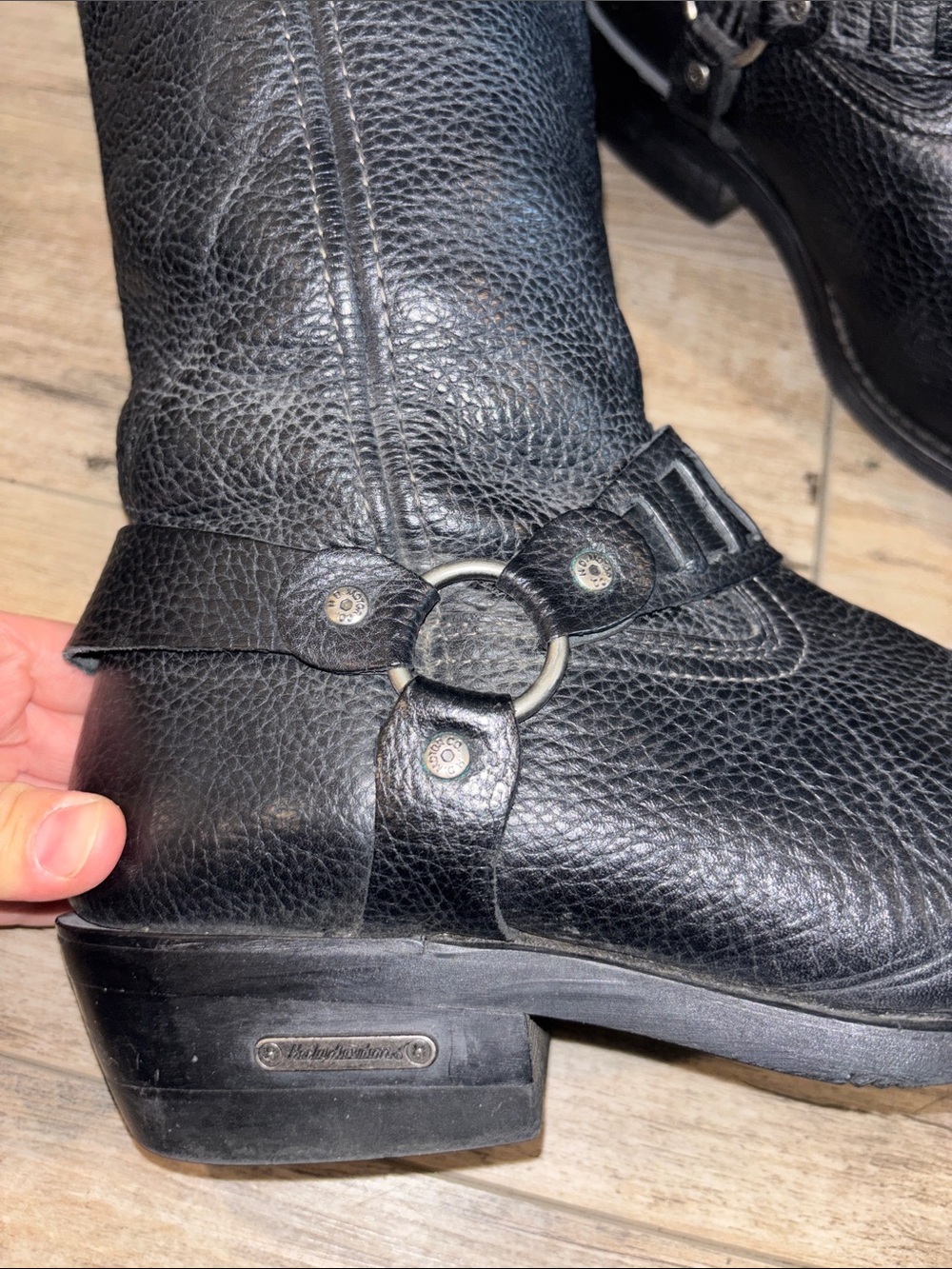 Men’s PECOS Harley Davidson Riding Boots Size 10.5 - Picture 6 of 12